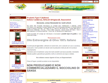 Tablet Screenshot of prodottitipicicalabresi.biz