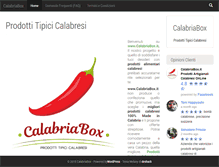 Tablet Screenshot of prodottitipicicalabresi.info